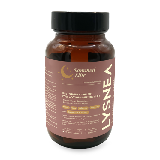 Complément alimentaire - LYSNEA Sommeil Elite : 4 actifs