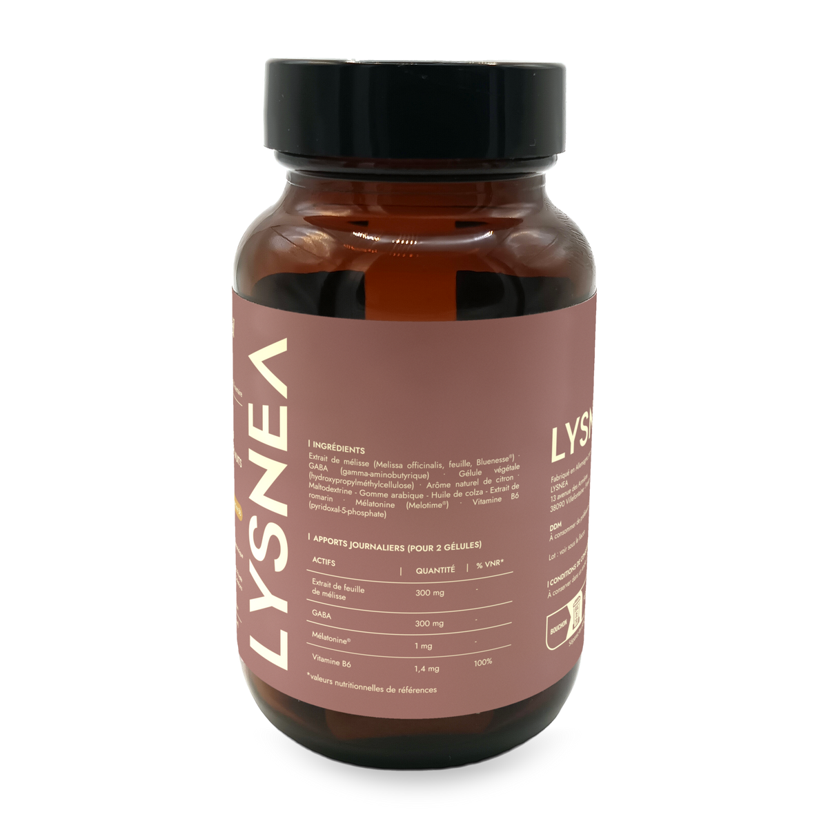 Complément alimentaire - LYSNEA Sommeil Elite : 4 actifs