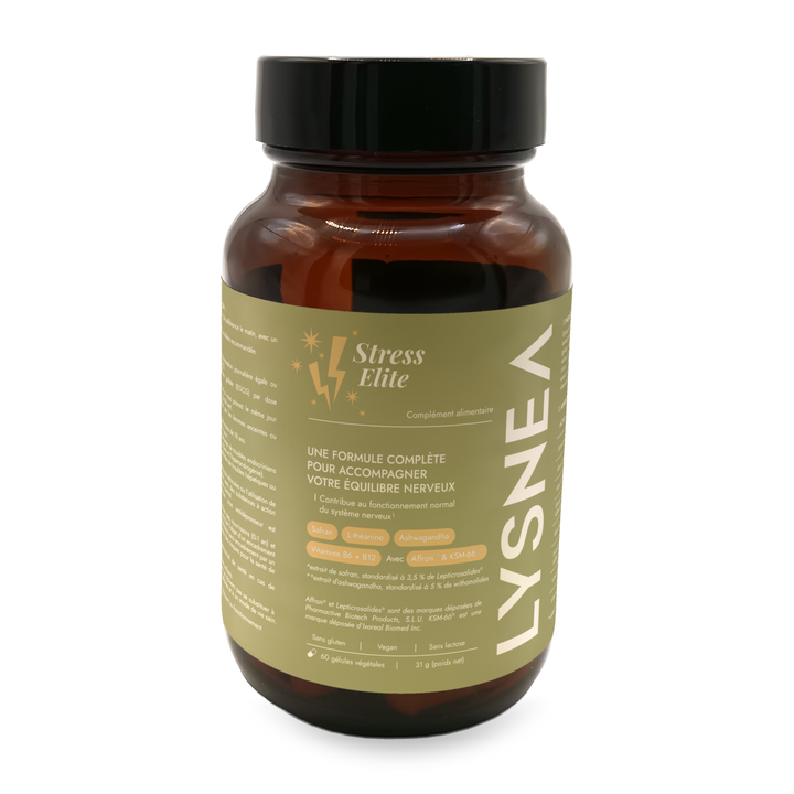 Flacon Stress Elite, complément alimentaire LYSNEA