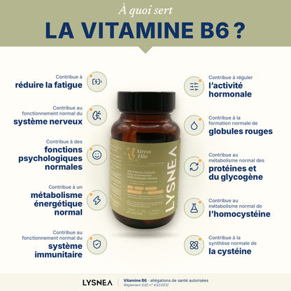 Complément alimentaire - LYSNEA Stress Elite : 5 actifs