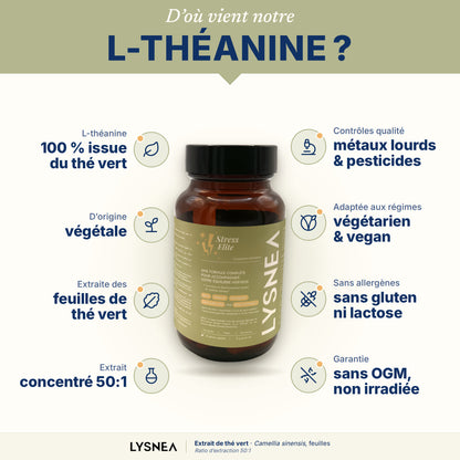 Complément alimentaire - LYSNEA Stress Elite : 5 actifs